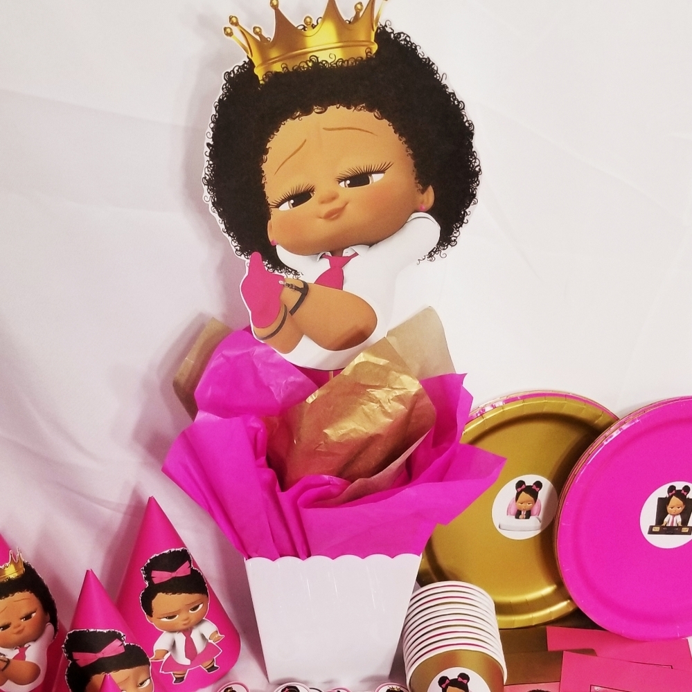 Latina Boss Baby Birthday Party Package